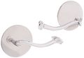 8218gmrg 4 In Stainless Swan Neck Mirror 