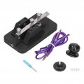 Yctze Morse Code Key Telegraph Tapper Manual Cw Practice Tool Trainer With Buzzer Voice Prompts Connects To Transceivers