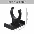 Housoutil Black Decor Adjustable Cabinet Leveler Kick Clips Skirting Board Trims Bracket Plastic Kitchen Leg Plinth For