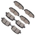 Brake Pad Sets 8pcs For Honda Pilot 2003-2008 D943 D865 