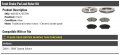 Front Ceramic Brake Pads And Rotor Kit Compatible With 2004-2008 Toyota Solara