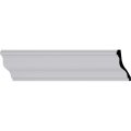 Ekena Millwork Mld07x03x08mi Milton Smooth Crown Moulding 1 8 H X 4 P 7 3 F 94 2 L White 