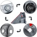 Passenger Side Right Rear Tail Light Assembly For Honda Crv 2015 2016 Brake Lamp Ho2801186 33500t1wa01