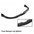 G-plus Front Bumper Lip Spoiler Splitter Compatible With 2006-2007 Subaru Impreza Wrx Sti All Models Cs2 Style Pp Black
