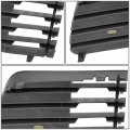 Non Fog Light Style To1038119 Front Cover Compatible With Toyota Prius 2004-2009 Driver Left Side Smooth Black
