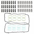 Motoforti Rocker Arm Lifters Valve Cover Gaskets Kit For Dodge Avenger 3 6l 2011-2014 Metal 5184296ah Silver Tone 