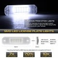 Vipmotoz Rear License Plate Full Led Tag Lights Lamps Compatible With Honda Civic 1996-2000 Coupe 1996-1998 Sedan 1992-1995