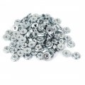8 -32 Carbon Steel Serrated Hex Flange Lock Nuts 100pcs 