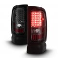 Smoke 1994-2001 Dodge Ram 1500 2500 3500 Pickup Led Tail Lights Lamps Left Right 