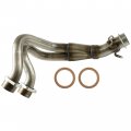 Caltric Muffler Pipe With Gaskets Compatible Yamaha Rhino 700 Yxr700f 4x4 Fi Side By 2008-2012