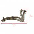 Caltric Muffler Pipe With Gaskets Compatible Yamaha Rhino 700 Yxr700f 4x4 Fi Side By 2008-2012