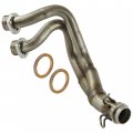 Caltric Muffler Pipe With Gaskets Compatible Yamaha Rhino 700 Yxr700f 4x4 Fi Side By 2008-2012