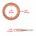 Caltric Muffler Pipe With Gaskets Compatible Yamaha Rhino 700 Yxr700f 4x4 Fi Side By 2008-2012