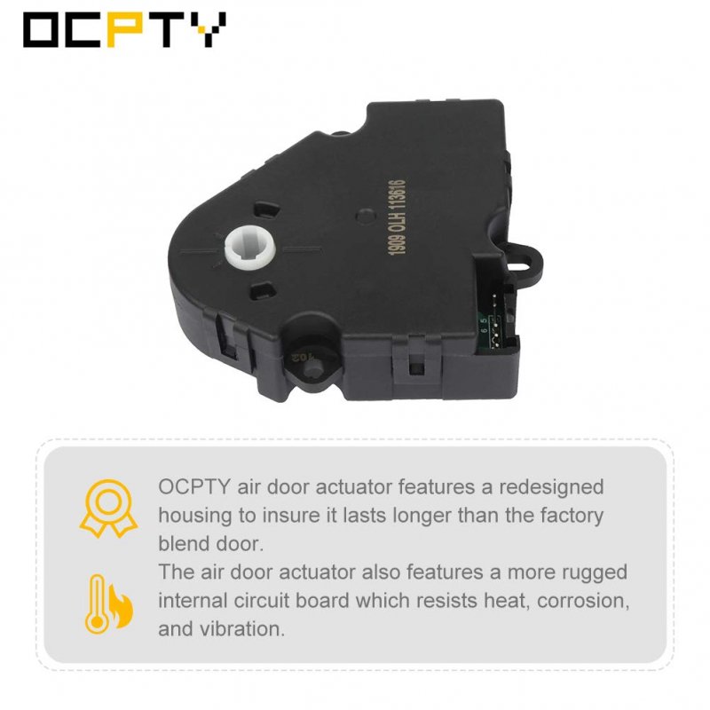 Hvac Blend Door Actuator For Chevrolet Blazer 1992 1994 C1500 1988 And Suburban Pack Of 2 Replaces Oe 16141802 15 73020