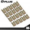 G-plus Metal Automobile Screw Body Fender Bumper Retainer U-nut Clip Gasket Fastener 40pcs Compatible With Bmw 1er E81 E82 E87