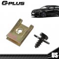 G-plus Metal Automobile Screw Body Fender Bumper Retainer U-nut Clip Gasket Fastener 40pcs Compatible With Bmw 1er E81 E82 E87