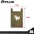 G-plus Metal Automobile Screw Body Fender Bumper Retainer U-nut Clip Gasket Fastener 40pcs Compatible With Bmw 1er E81 E82 E87