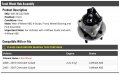 Front Wheel Hub Assembly With 4-lug Compatible 2005-2010 Chevy Cobalt 2 2l 4-cylinder With 4-wheel Abs
