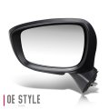 Auto Dynasty Ma1320207 Factory Style Driver Left Side Mirror Manual Folding Power Adjust Turn Signal Compatible With Mazda Cx-5