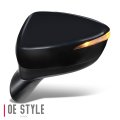 Auto Dynasty Ma1320207 Factory Style Driver Left Side Mirror Manual Folding Power Adjust Turn Signal Compatible With Mazda Cx-5
