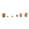 350pcs Brass Threaded Inserts Kit Knurled Nuts M2 5 M3 M4 M5 M6 For 3d Printing Plastic Wood And Cnc Projects 