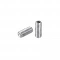 Uxcell 100pcs Hex Socket Grub Screw M2 5x6mm 304 Stainless Steel Head Set Screws Flat Point Bolt For Door Handles Light Fixture