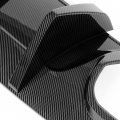 Kuafu Rear Diffuser Compatible With 2012-2014 Mercedes Benz W204 C-class C63 2 Door And 4 Bumper Lip Valance Splitter Spoiler