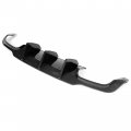 Kuafu Rear Diffuser Compatible With 2012-2014 Mercedes Benz W204 C-class C63 2 Door And 4 Bumper Lip Valance Splitter Spoiler