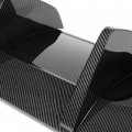 Kuafu Rear Diffuser Compatible With 2012-2014 Mercedes Benz W204 C-class C63 2 Door And 4 Bumper Lip Valance Splitter Spoiler