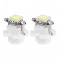 X Autohaux 10pcs Dc 12v T5 5050 Led Dashboard Light White For Car Internal