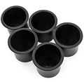 5 Cup Holders Plastic Boat Rv Car Truck Insert Regular Sofa Large Game Table Pocket Recessed 