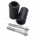 Httmt For 1996-2007 Yzf 600r Thundercat No Cut Frame Slider Protector Black P N Mt219-012-bk