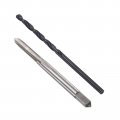 Uxcell Tap And Drill Bit Set 6-40 Unf Thread 7 64 Black Oxide Twist Straight Flute Tapping Threading Repair Tool Kit