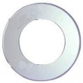 Crl Acrylic Mirrored Door Knob Plate 