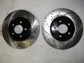 Approved Performance C1082r Front Pair Premium Drilled And Slotted Disc Brake Rotors