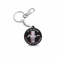 Ipick Image For Ford Mustang Circle Logo Custom Laser Cut With Uv Full-color Printing Acrylic Charm Key Chain