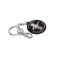 Ipick Image For Ford Mustang Circle Logo Custom Laser Cut With Uv Full-color Printing Acrylic Charm Key Chain