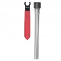 Er11 100 Collet Chuck Holder Straight Shank Extension Rod With Wrench For Cnc Milling Lathe Tool 1a 7mm Clamping Range