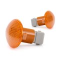 Rear Side Marker Lights Forord 250 F 350 F 450 Super Duty 1999 To 2010 Driver And Passenger Pair Amber Lens Replaces 8c3z15442b