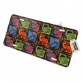 Geometric Dinosaurs Aztec Mayan Style Tyrannosaurus Triceratops Velociraptor Brontosaurus Pattern Novelty Metal Vanity Tag