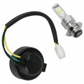 Caltric Left Or Right Headlight Socket And Led Bulb Compatible With Yamaha Yfz450v Bill Balanace 2006-2007