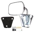 Scitoo Towing Mirrors Fit Chevrolet Gmc Truck Driver Side And Passenger Set Stainless Steel Manual Folding Pair