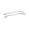 Kia Spectra 2000 01 02 03 2004 Fuel Tank Straps Steel Silver Color  Inches Strap Length 1 1 Width 31 2 For 1752100a Spectra 