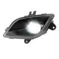 Front Left Full Led Fog Light For 2018 2024 Freightliner Cascadia Driver Side Clear Lens Black Housing Lamp Replacement