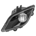 Front Left Full Led Fog Light For 2018 2024 Freightliner Cascadia Driver Side Clear Lens Black Housing Lamp Replacement