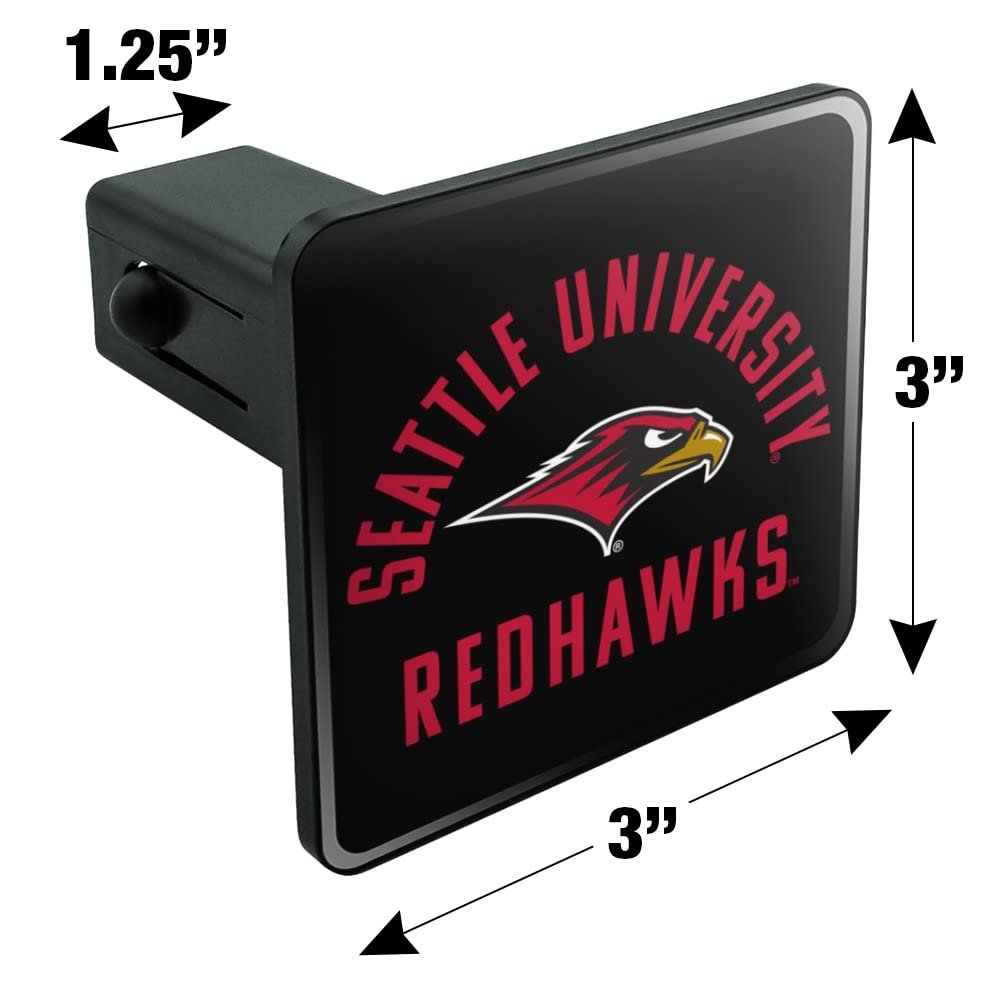 Graphics More Seattle Redhawk Tow Trailer Hitch Cover Plug Insert