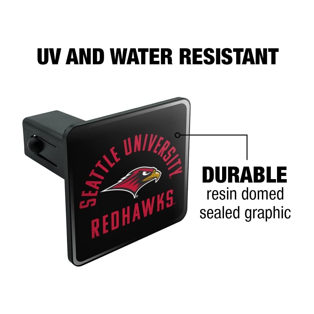 Graphics More Seattle Redhawk Tow Trailer Hitch Cover Plug Insert