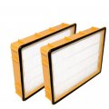Hqrp 2-pack Hepa Filter H13 For Eureka Hf-2 Hf2 61111 67802a Fits Ultra Boss Smartvac 4870 4880 Series Upright Vacuum Cleaners 