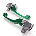 Pivot Dirt Bike Motorcycle Off Road Green Brake Clutch Levers For Kawasaki Kx450f 2006-2012 Kx250f 2005-2012 Kx250 2005-2008 