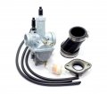 Carburetor Duct Holder Boot Set For Kawasaki Bayou 220 Klf220a 250 Klf250a